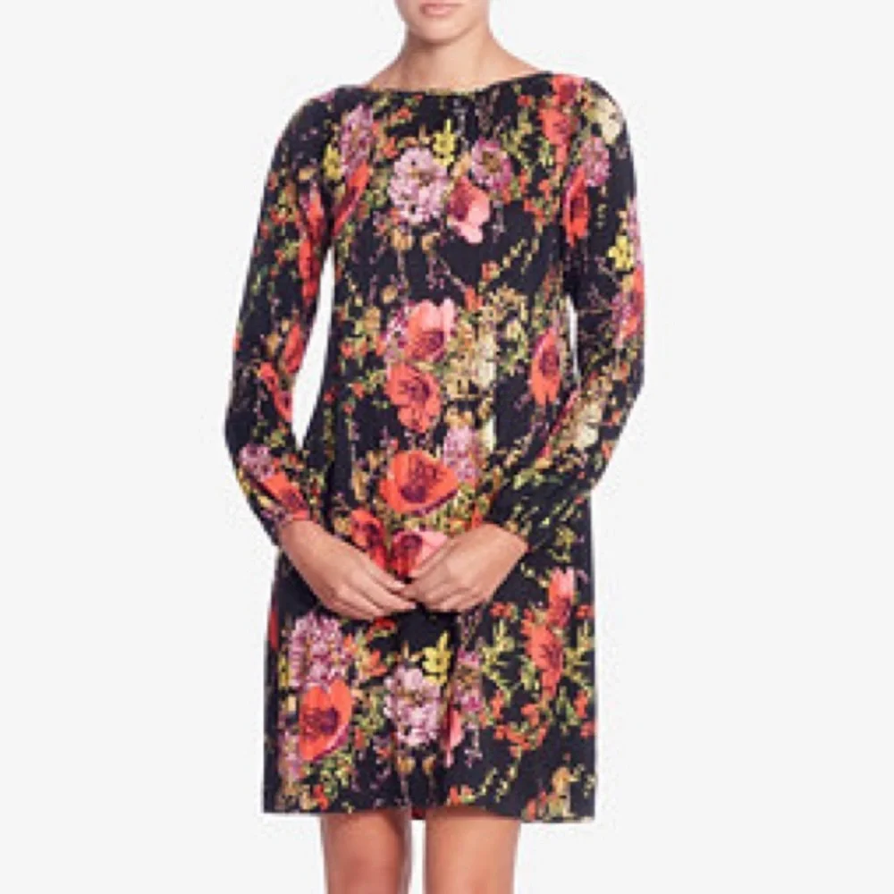 Catherine Malandrino Nordstrom Pleated Bubble Sleeve Cocktail Dress Women’s S - Picture 1 of 10